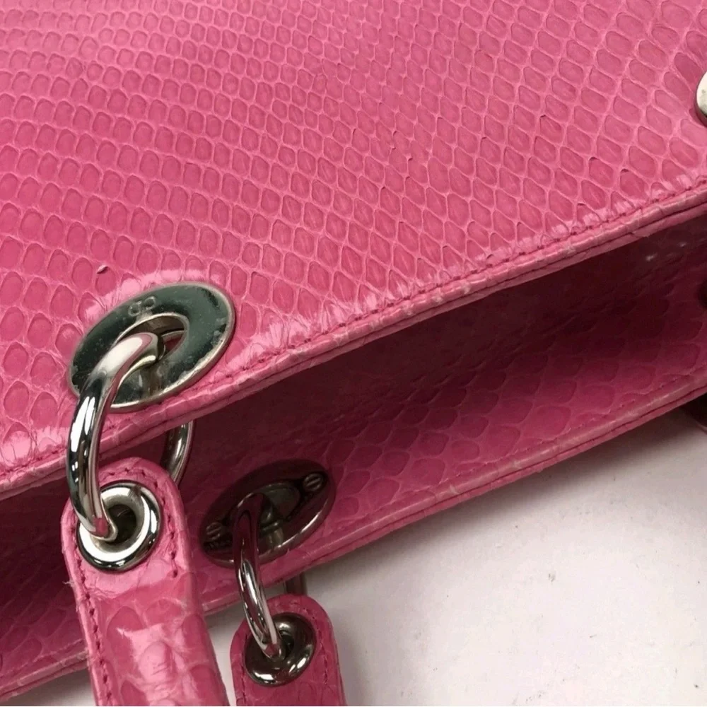 Dior Large Lady Dior Python 2Way Bag - Picture 10 of 16